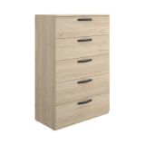 Cassettiera in legno rovere 70x117h cm - Abab
