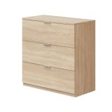 Cassettiera in legno rovere 77x80h cm - Garbino