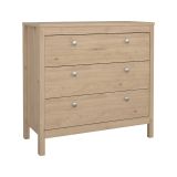 Cassettiera in legno rovere 82x79h cm - Sagar