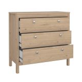 Cassettiera in legno rovere 82x79h cm - Sagar