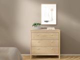 Cassettiera in legno rovere 82x79h cm - Sagar