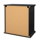 Cassettiera Lorraine, Settimino multiuso, Comò camera da letto, Mobile con cassetti, 52x86 h88 cm, Nero