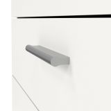 Cassettiera Marinette, Settimino multiuso, Comò camera da letto, Mobile con cassetti, 80x40 h68 cm, Bianco