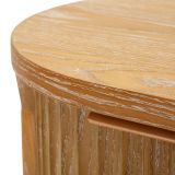 Cassettiera Marrone Ciliegio oro 4 Cassetti Effetto Invecchiato 38x34x82h cm, Apertura Scorrevole - Falisa