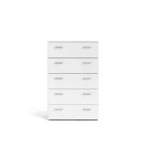 Cassettiera minimal bianca 74x114h cm - Aikol