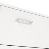 Cassettiera minimal bianca 74x114h cm - Aikol