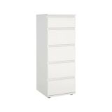 Cassettiera moderna bianca 40x106h cm - Abelarda