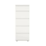 Cassettiera moderna bianca 40x106h cm - Abelarda