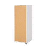 Cassettiera moderna bianca 40x106h cm - Abelarda