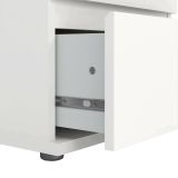 Cassettiera moderna bianca 40x106h cm - Abelarda
