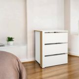 Cassettiera moderna bianca 57x69h cm - Giacarta