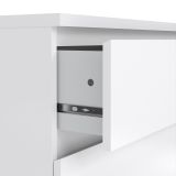 Cassettiera moderna bianca lucida 77x70h cm - Artic
