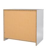 Cassettiera moderna bianca lucida 77x70h cm - Artic