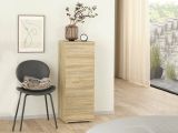 Cassettiera moderna quercia 40x106h cm - Abelarda