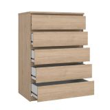 Cassettiera moderna rovere 77x111h cm - Ansel