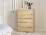 Cassettiera moderna rovere 77x111h cm - Ansel