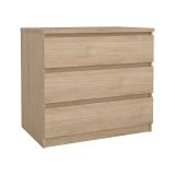 Cassettiera moderna rovere 77x70h cm - Artic