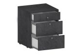 Cassettiera piccola ardesia 47x61h cm - Asgabat