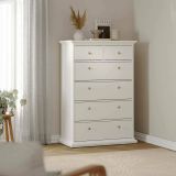 Cassettiera rustica bianca 96x139h cm - Gaetana
