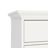Cassettiera rustica bianca 96x139h cm - Gaetana