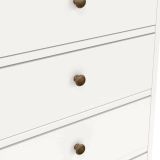 Cassettiera rustica bianca 96x139h cm - Gaetana