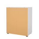 Cassettiera Valerie, Settimino multiuso, Comò camera da letto, Mobile con cassetti, 70x40 h82 cm, Bianco