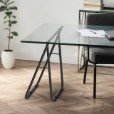 Cavalletto Litchi, Complemento d'arredo, Articolo decorativo, Accessorio d'arredo, 62x35 h75 cm, Ardesia