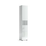 Colonna 2 ante 34x180h cm bianco lucido - Volpetta