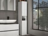 Colonna 2 ante 34x180h cm bianco lucido - Volpetta