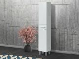 Colonna 2 ante minimal 35x182h cm bianco lucido - Alka
