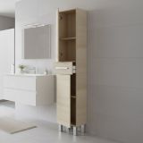 Colonna 2 ante minimal 35x182h cm rovere - Alka