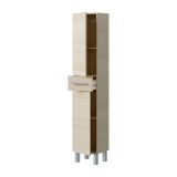 Colonna 2 ante minimal 35x182h cm rovere - Alka