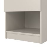 Comodino 1 cassetto beige 40x40x49h cm - Solantra