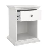 Comodino 1 cassetto bianco 47x43x63h cm - Pascal