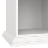 Comodino 1 cassetto bianco 47x43x63h cm - Pascal