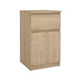 Comodino 1 cassetto rovere 40x40x70h cm - Delfini