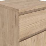 Comodino 1 cassetto rovere 40x40x70h cm - Delfini