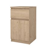 Comodino 1 cassetto rovere 40x40x70h cm - Delfini