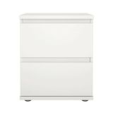 Comodino 1 ripiano bianco 40x34x48h cm - Albregio