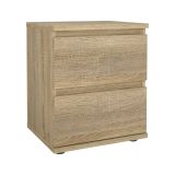 Comodino 1 ripiano quercia 40x34x48h cm - Albregio