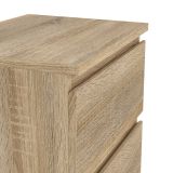 Comodino 1 ripiano quercia 40x34x48h cm - Albregio
