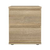 Comodino 1 ripiano quercia 40x34x48h cm - Albregio