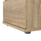 Comodino 1 ripiano quercia 40x34x48h cm - Albregio