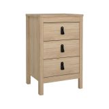 Comodino 1 ripiano rovere 43x38x70h cm - Lombardia