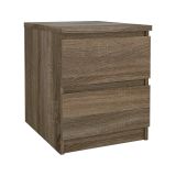 Comodino 1 ripiano rovere 50x40x49h cm - Daiki