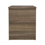 Comodino 1 ripiano rovere 50x40x49h cm - Daiki