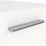 Comodino 2 cassetti bianco 40x40x42h cm - Apolla