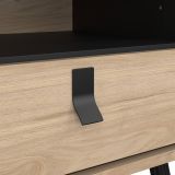 Comodino 2 ripiani rovere 53x40x59h cm - Chito