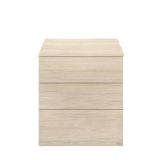Comodino 3 cassetti rovere 52x34x58h cm - Arnold