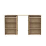 Comodino 7 ripiani rovere 144x26x79h cm - Arnaboldi